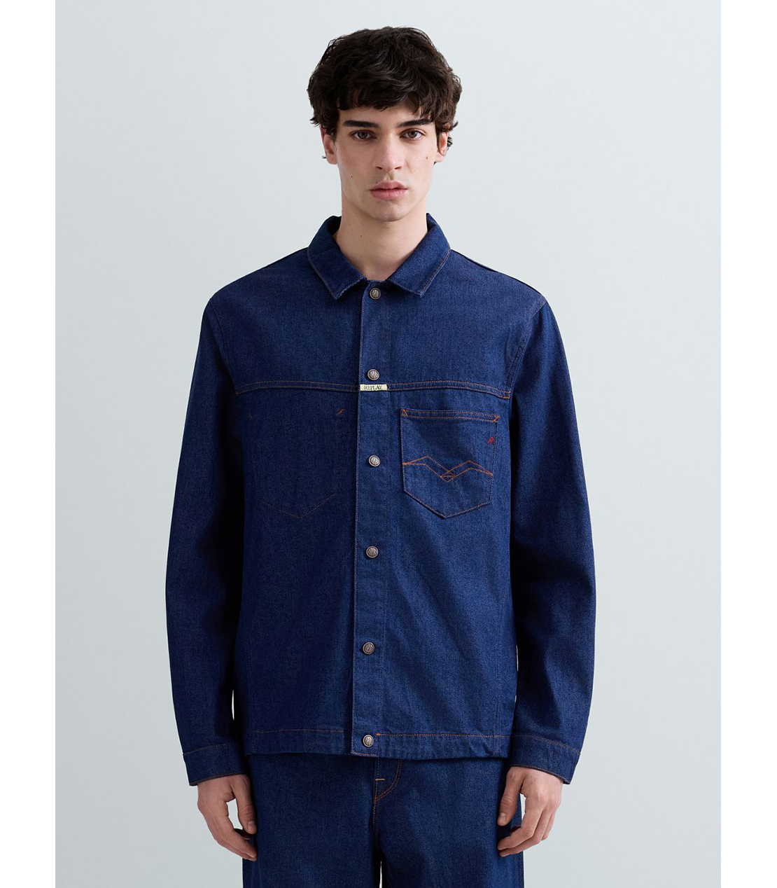 ディープブルーデニムジャケット